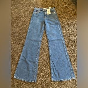 Zara High Waisted Flare Jeans